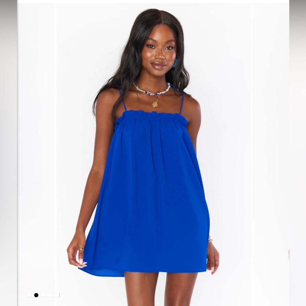 Show Me Your Mumu Angel Mini Dress Blue
